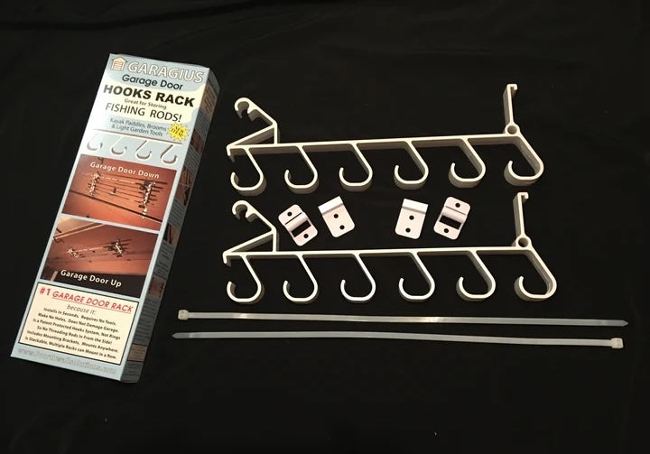 block garage door fishing hook Garage Door Hooks Rack