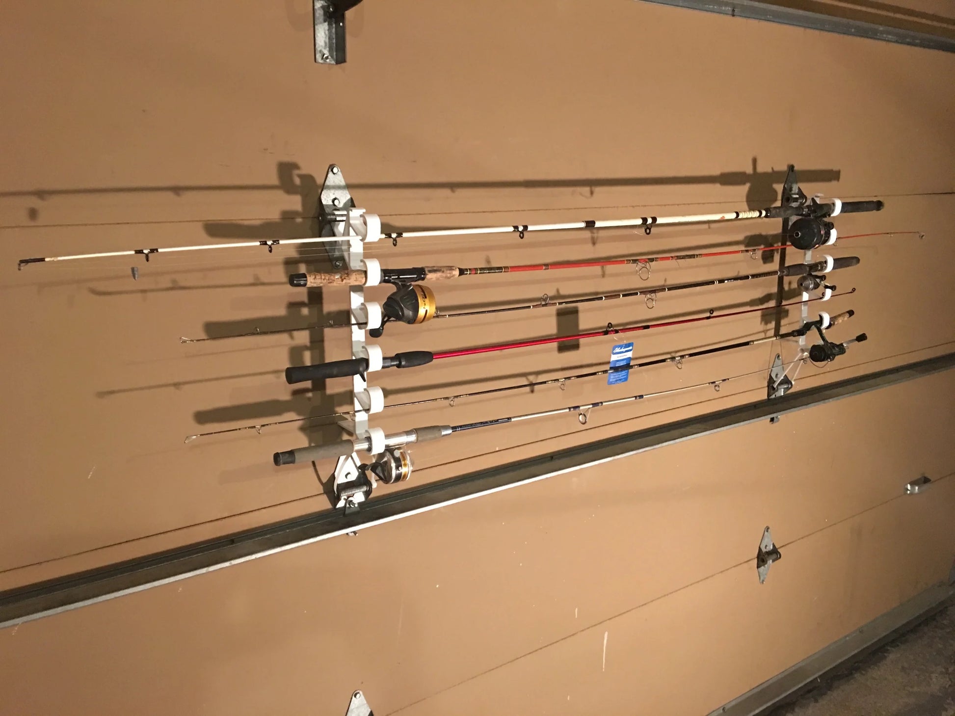 block garage door fishing hook Garage Door Hooks Rack