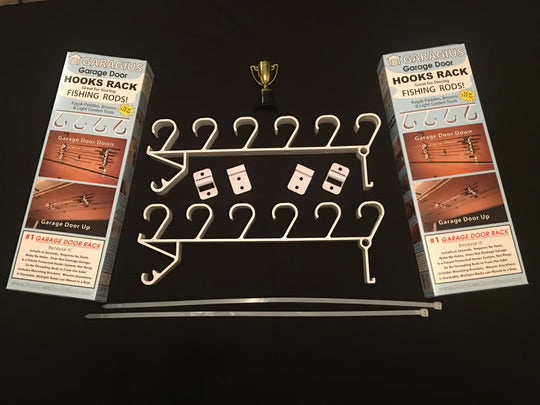two sets of hooks racks