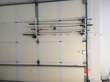 Garage Storage Garage Door Storage HOOKS RACKS for Fishing Rods, Paddles, Garden Tools