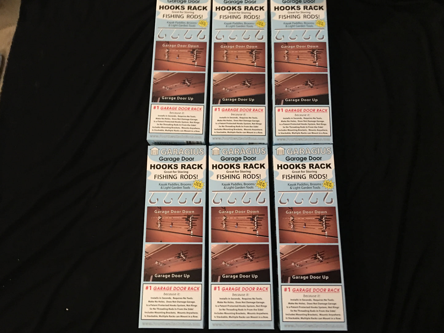 Hooks Rack - 6 Set Case - $25.95 Each