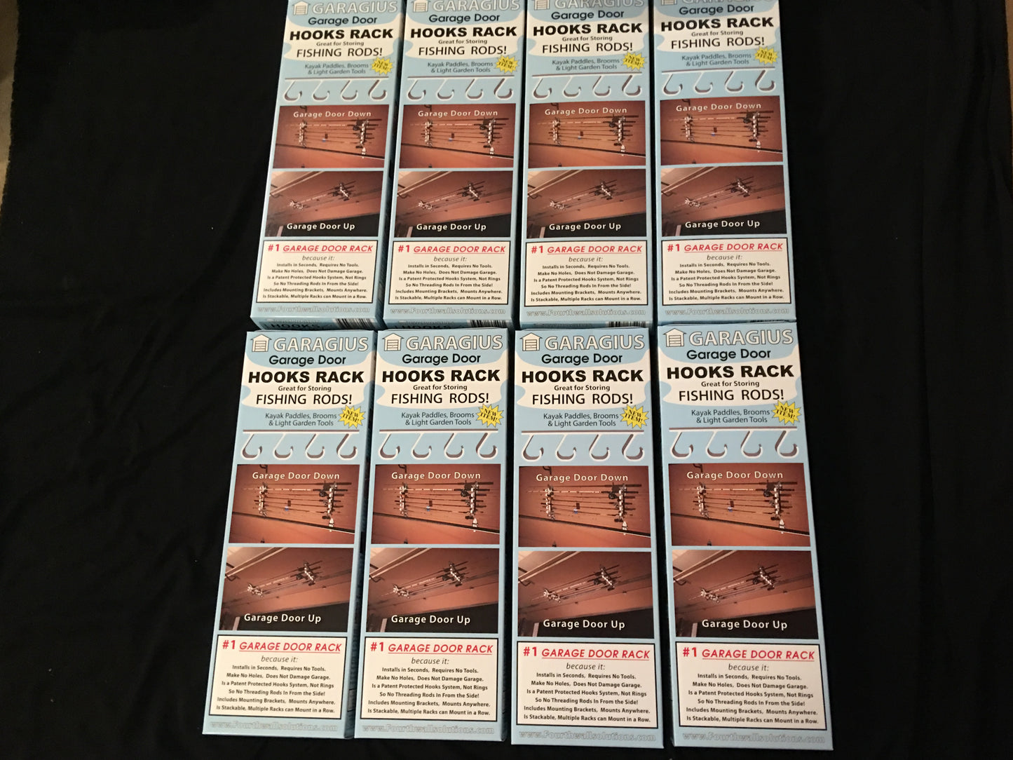 Hooks Rack - 8 Set Case - $24.95 Each